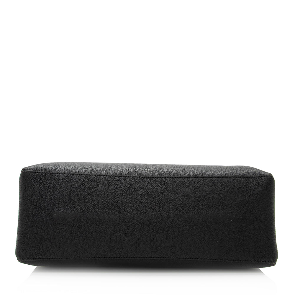 Louis Vuitton Grained Calfskin Lockme Shopper Tote - FINAL SALE (SHF-20058)