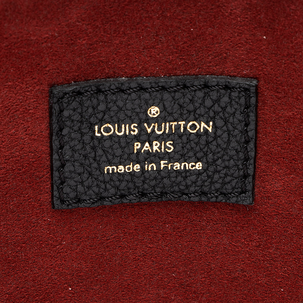 Louis Vuitton Grained Calfskin Lockme Shopper Tote - FINAL SALE (SHF-20058)