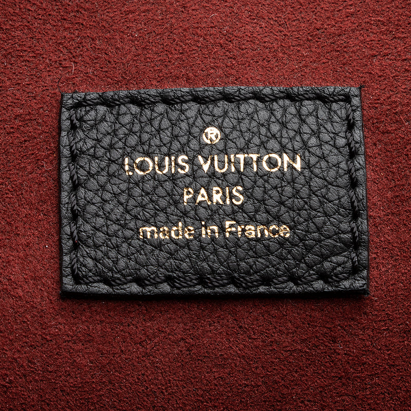 Louis Vuitton Lockme II Small Compact Calfskin Leather Wallet Red