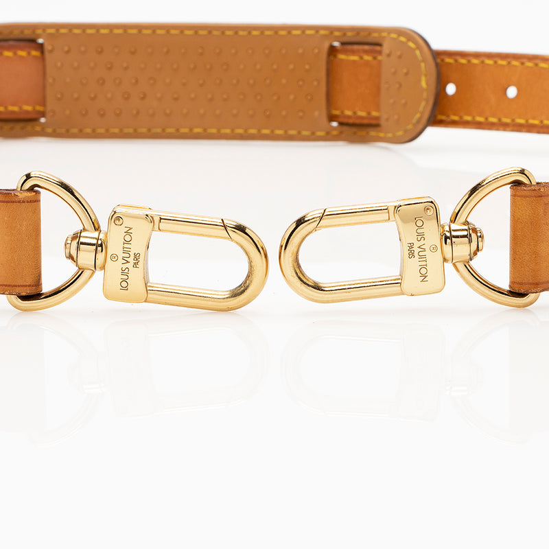 Louis Vuitton Leather Adjustable 25mm Shoulder Strap (SHF-20282)