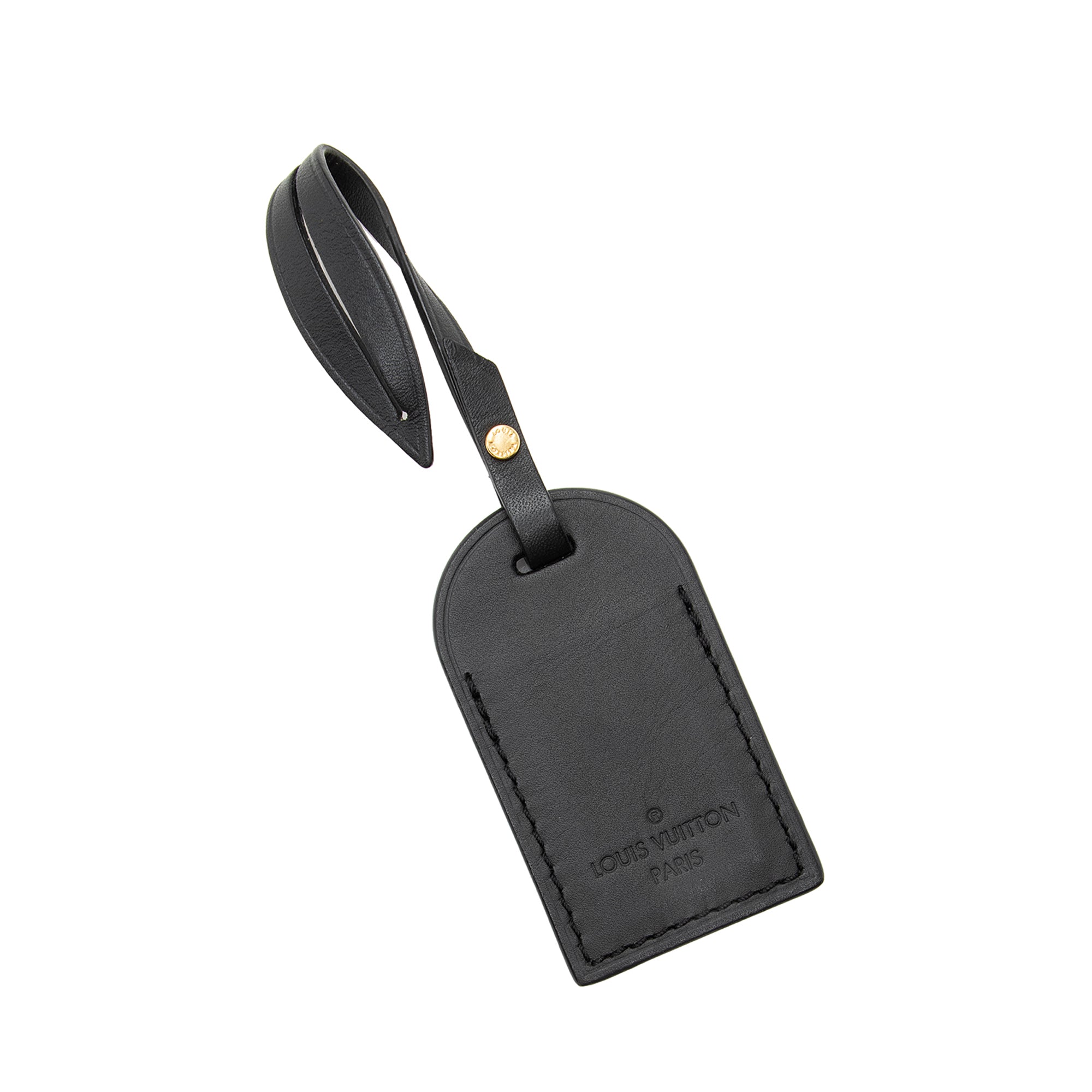 Louis Vuitton Leather Luggage Tag (SHF-22460)