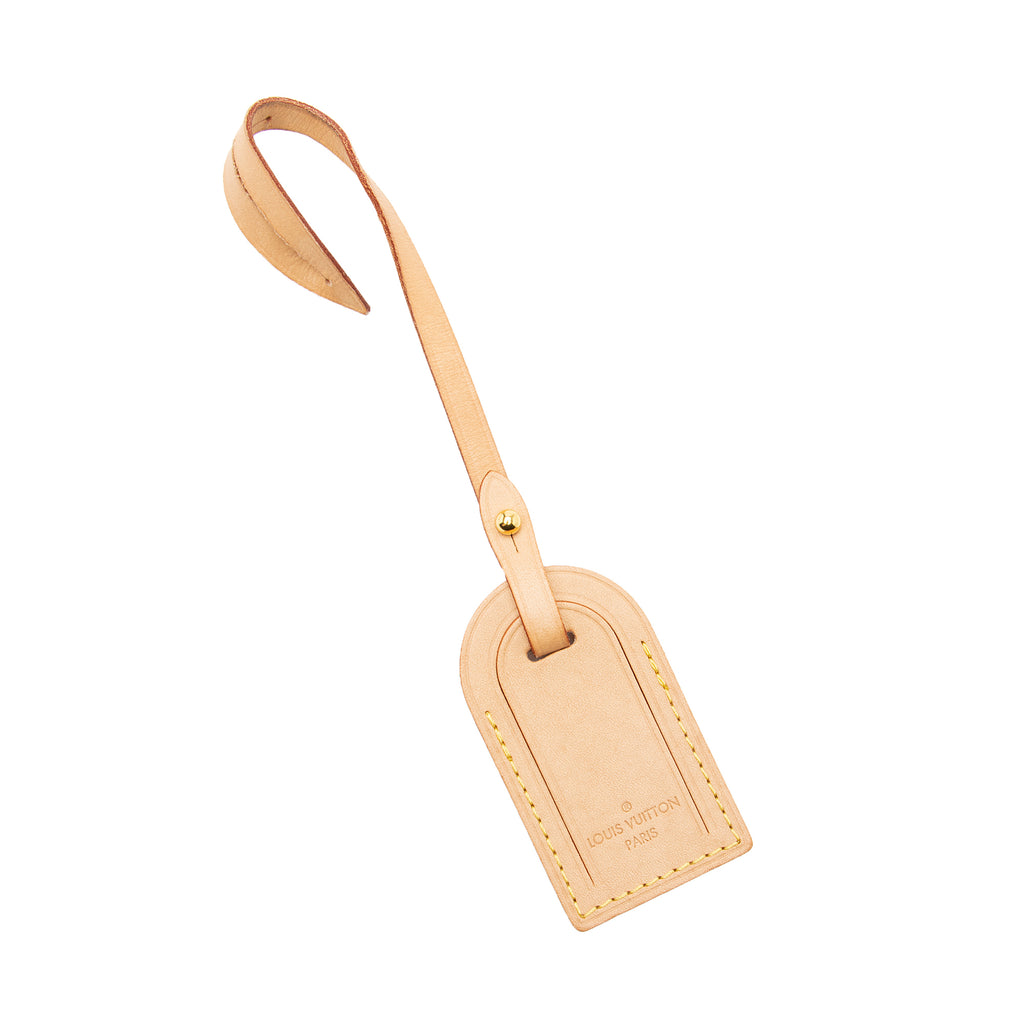 Louis Vuitton Leather Luggage Tag (SHF-22866)