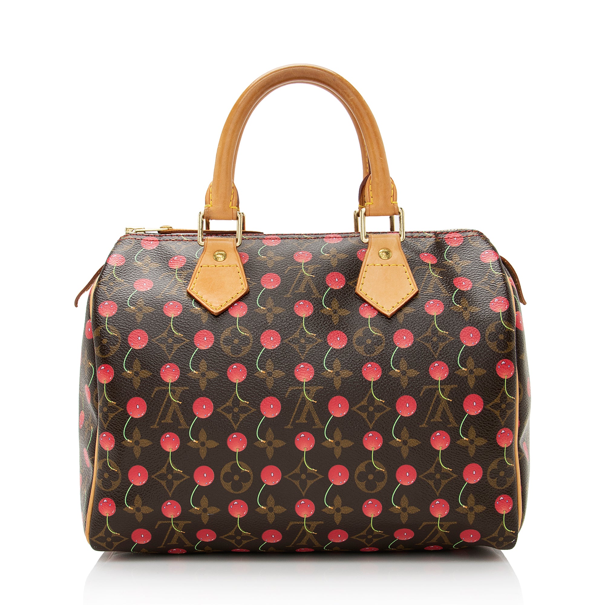 Louis Vuitton Limited Edition Cerises Speedy 25 Satchel (SHF-22166)