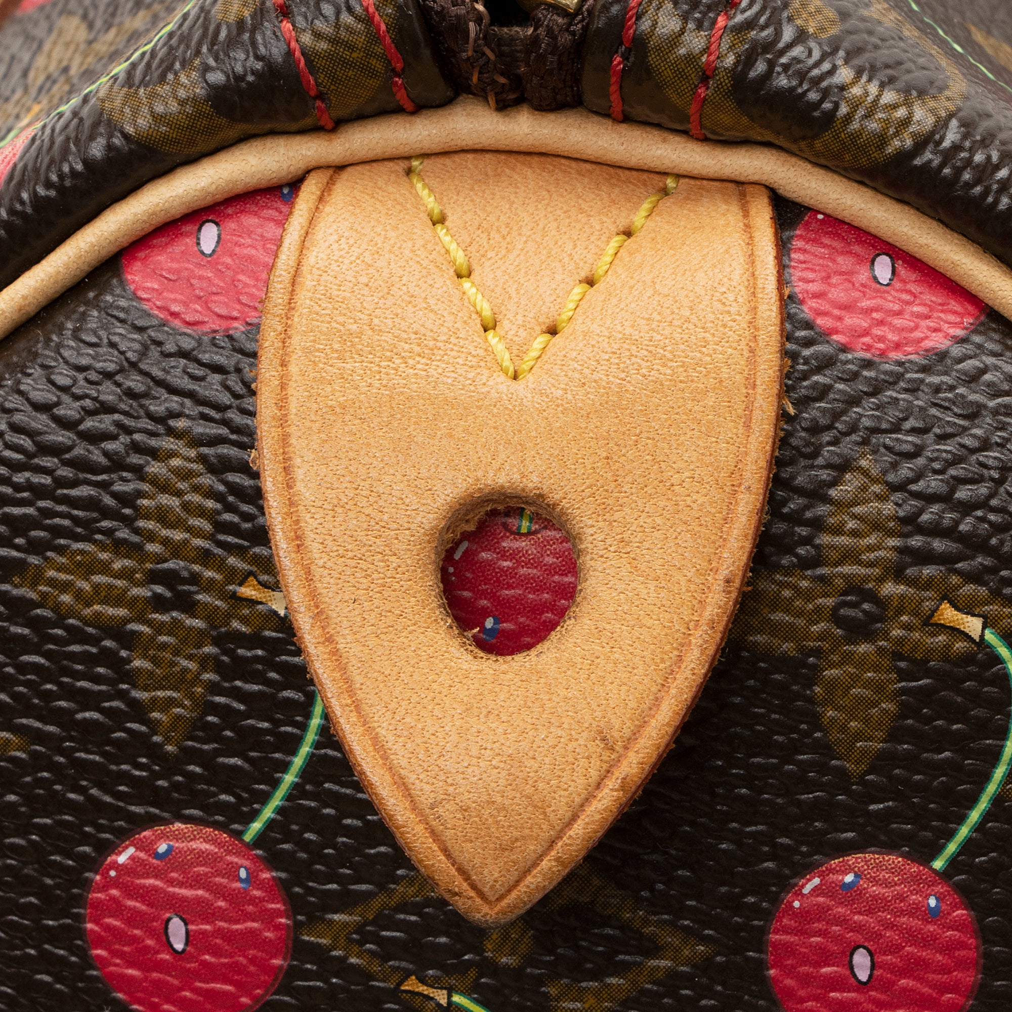 Louis Vuitton Limited Edition Cerises Speedy 25 Satchel (SHF-22166)