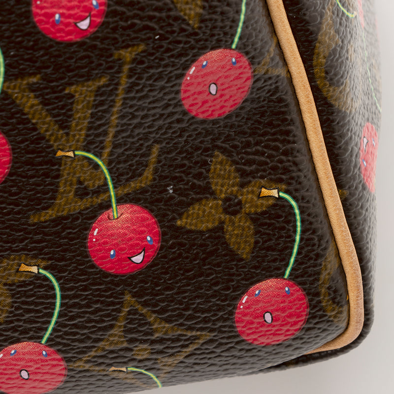 Louis Vuitton Limited Edition Murakami Cerises Cherry Monogram Speedy 25 Bag