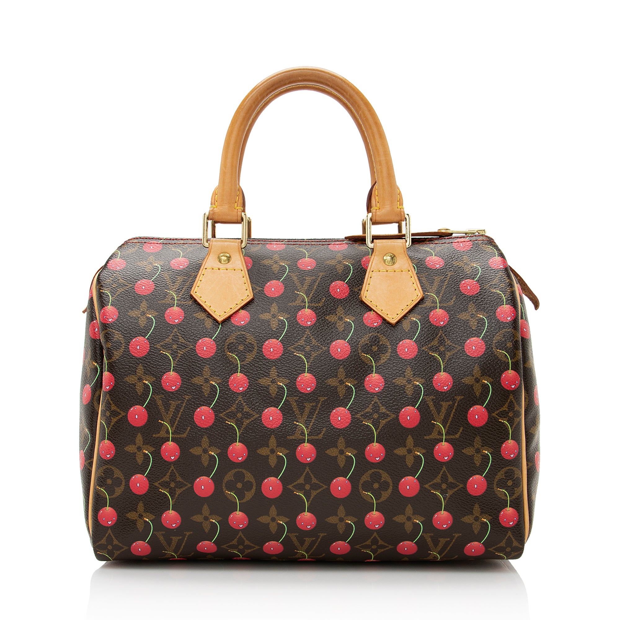 Louis Vuitton Limited Edition Cerises Speedy 25 Satchel (SHF-22166)