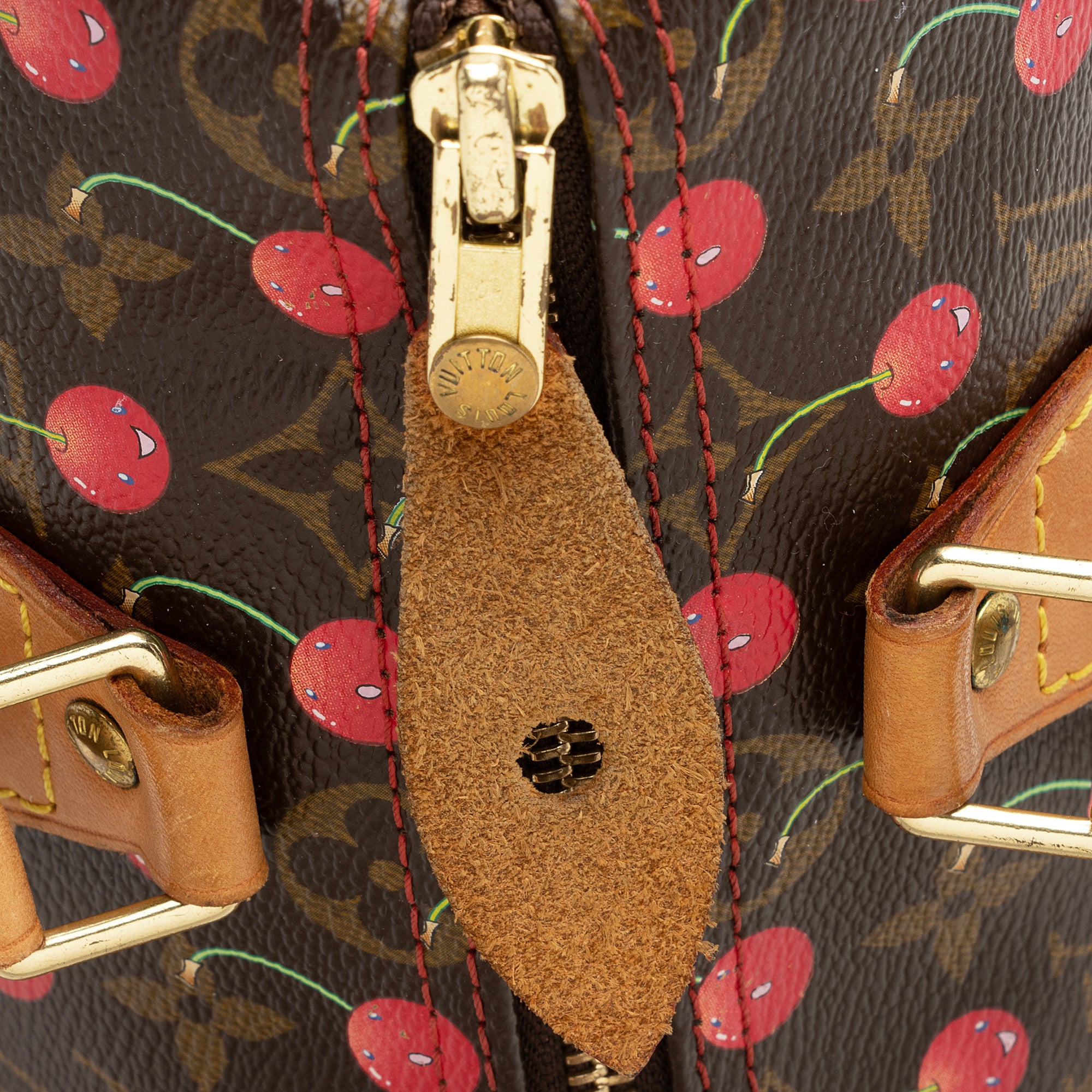 Louis Vuitton Limited Edition Cerises Speedy 25 Satchel (SHF-22619)