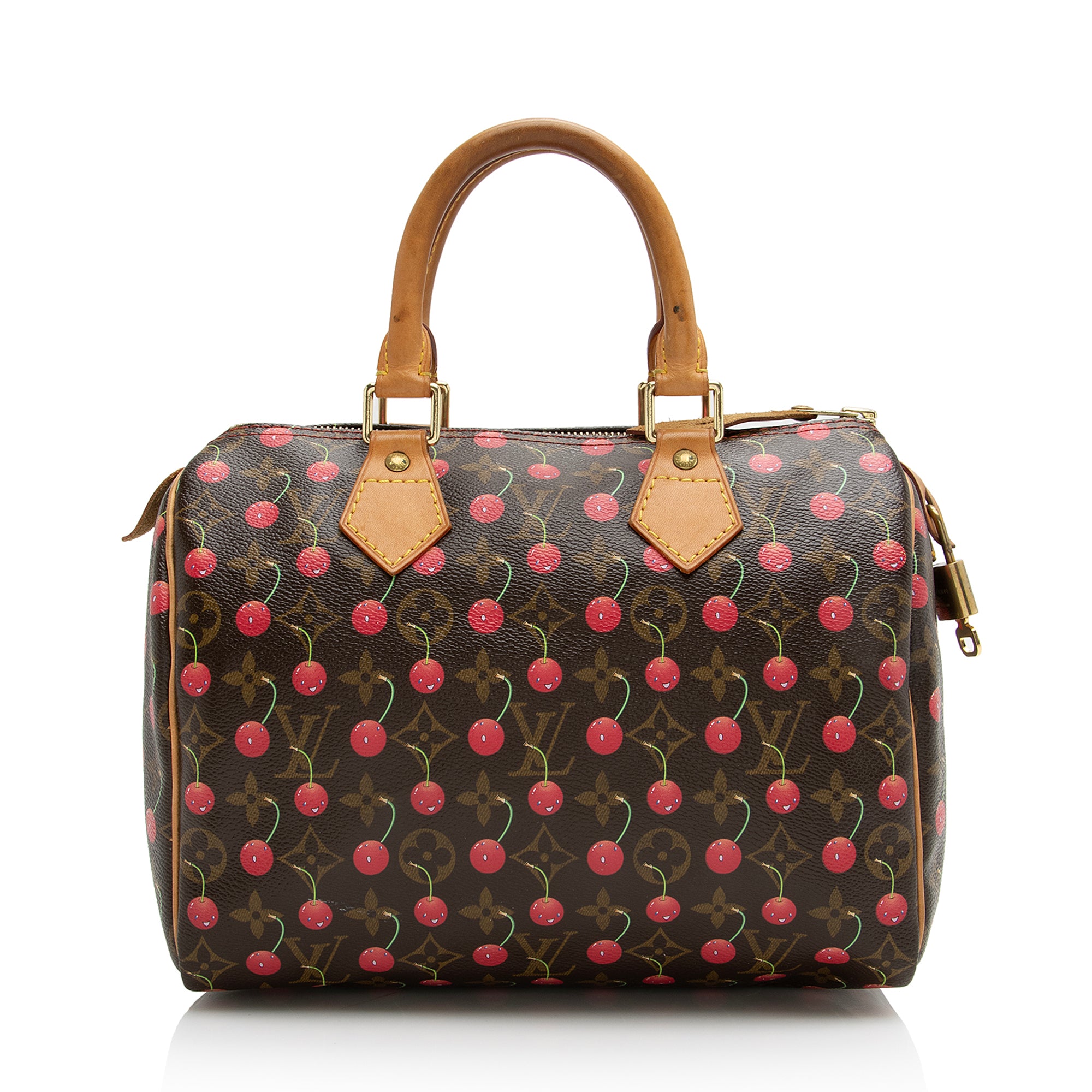 Louis Vuitton Limited Edition Cerises Speedy 25 Satchel (SHF-22619)