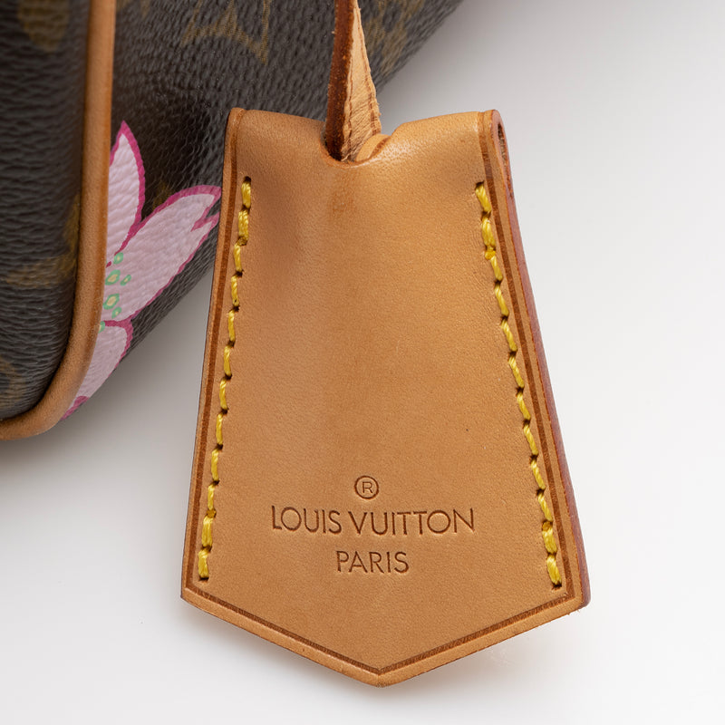 Louis Vuitton Limited Edition Cherry Blossom Monogram Canvas Sac