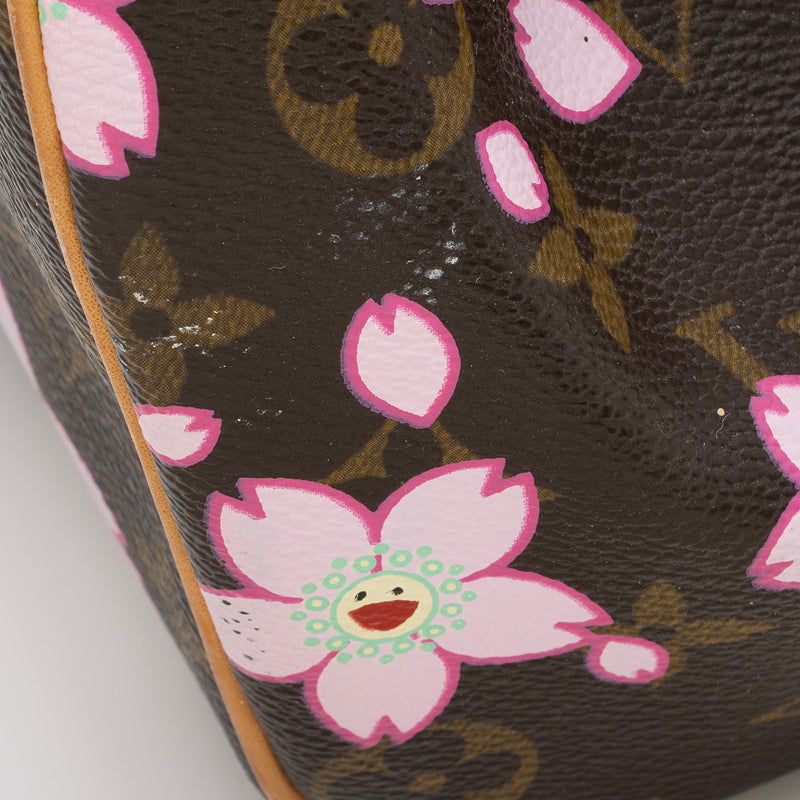 Louis Vuitton Limited Edition Pink Cherry Blossom Sac Retro Bag