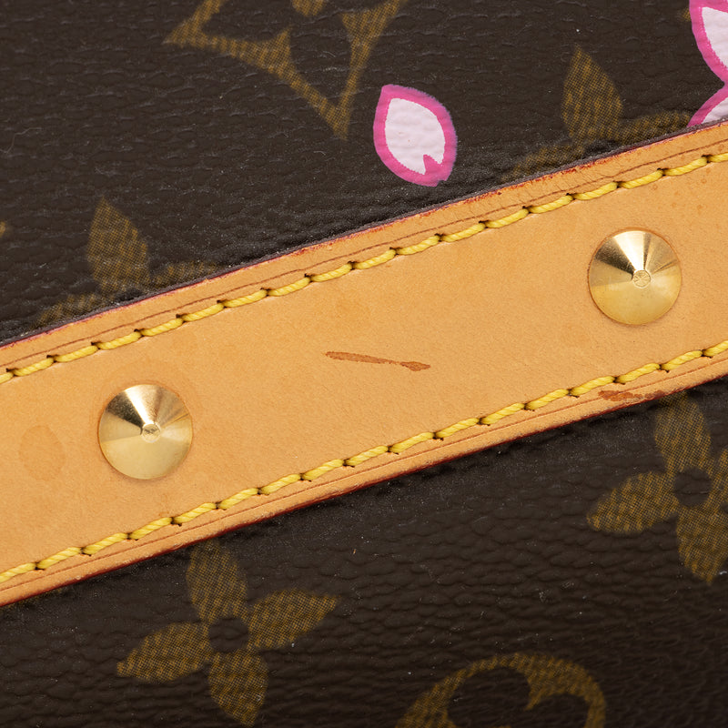 Louis Vuitton Pink Wood and Cherry Blossom Monogram Canvas