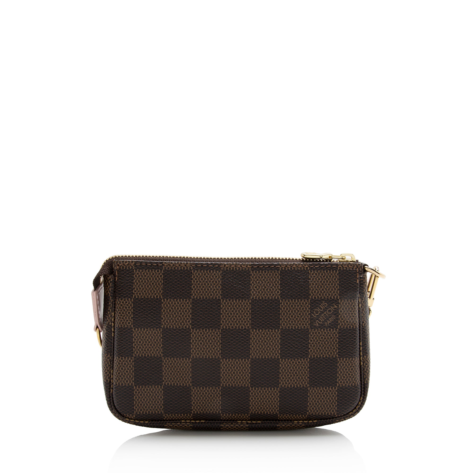 Louis Vuitton Limited Edition Damier Ebene Big Wheel Mini Pochette Accessoires (SHF-22269)