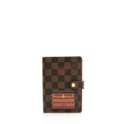 Louis Vuitton - Authenticated Emilie Wallet - Cotton Brown Gingham for Women, Very Good Condition