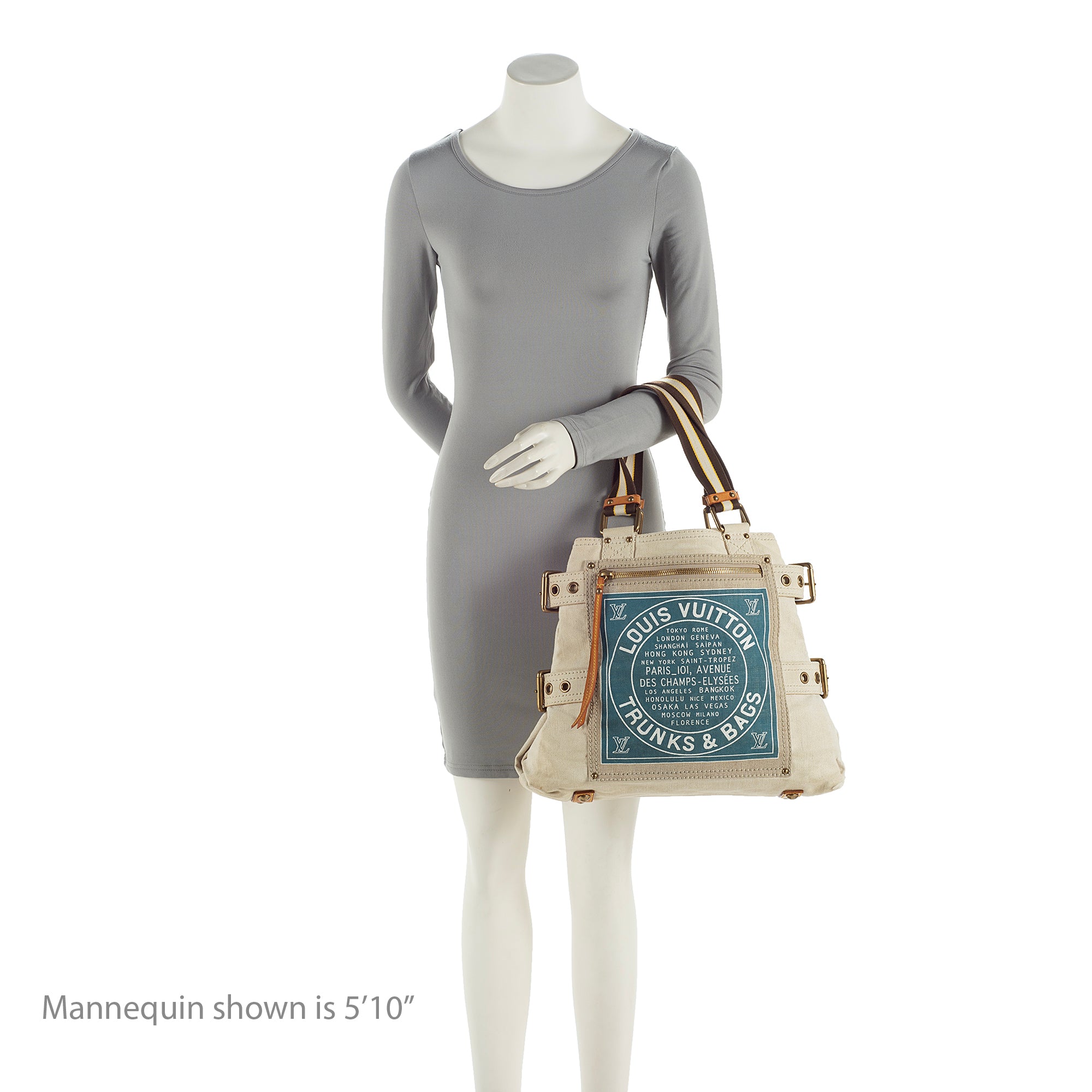 Louis Vuitton Limited Edition Globe Trotter Cabas MM Tote (SHF-22708)