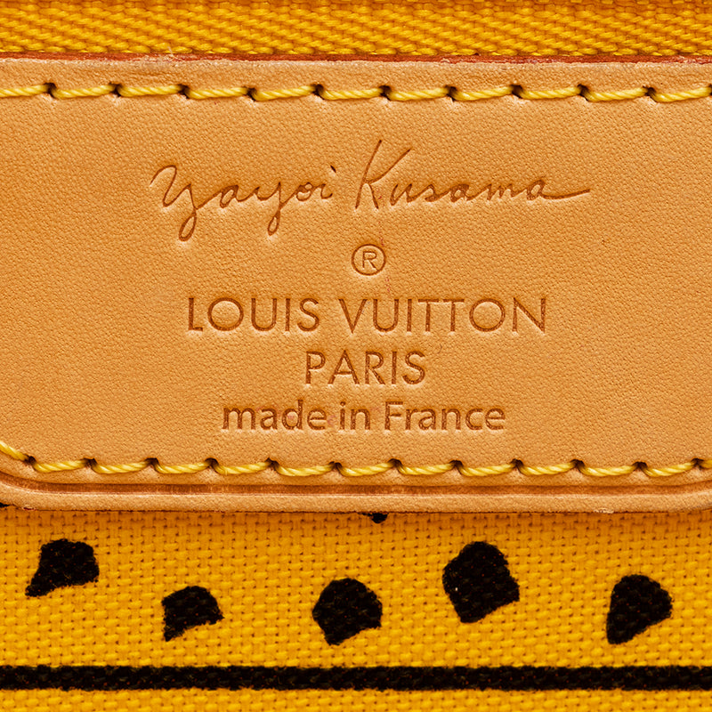 Louis Vuitton Limited Edition Kusama Neverfull MM Tote (SHF-20100)