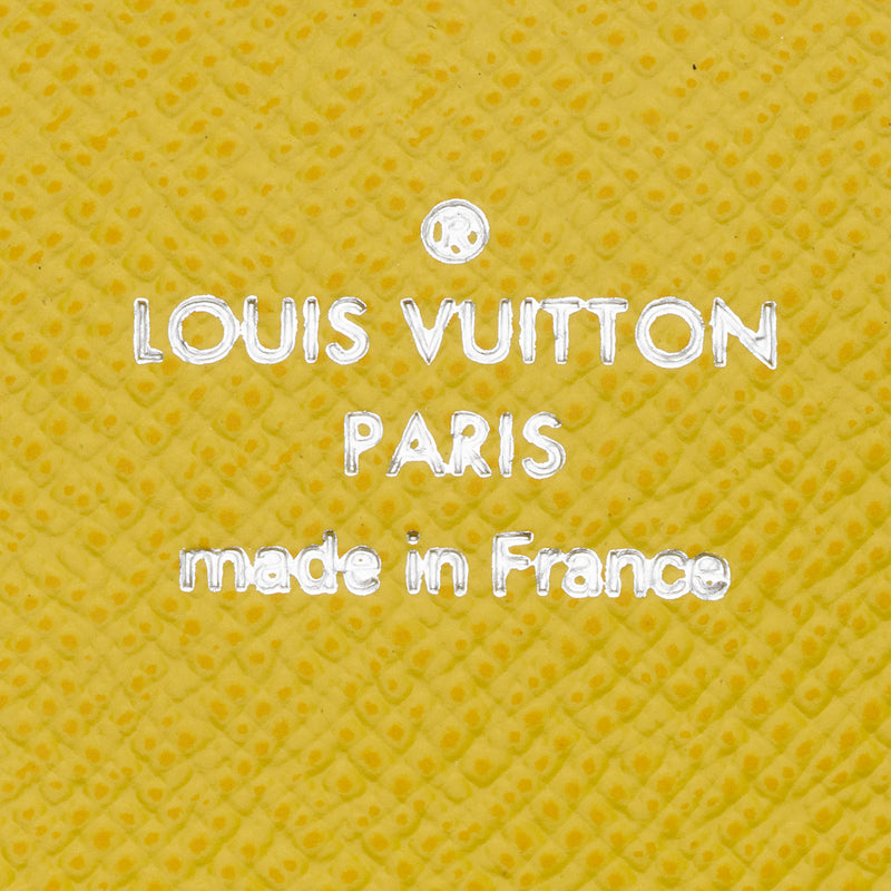Louis Vuitton Monogram Tribal Mask Sarah Wallet Yellow