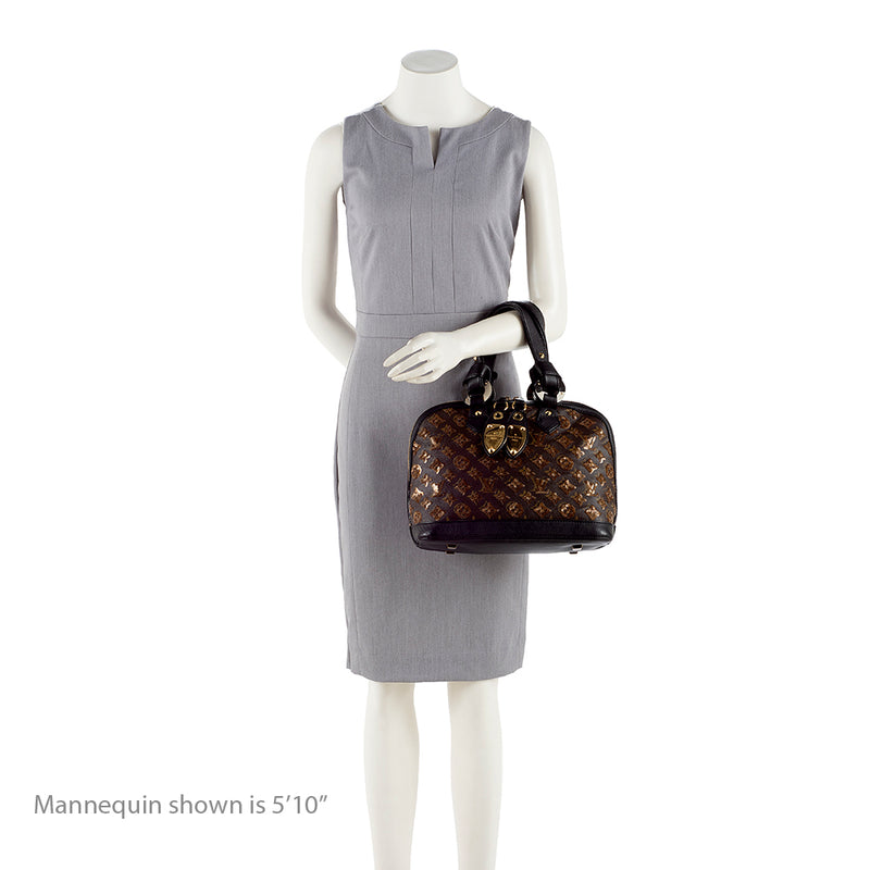 Louis Vuitton Limited Edition Monogram Eclipse Alma BB Bag