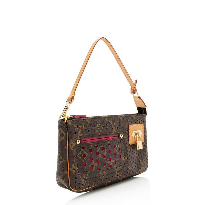 Louis Vuitton Limited Edition Monogram Canvas Perforated Pochette