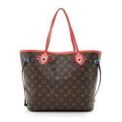 Louis Vuitton Limited Edition Monogram Canvas Totem Neverfull MM Tote (SHF-16110)