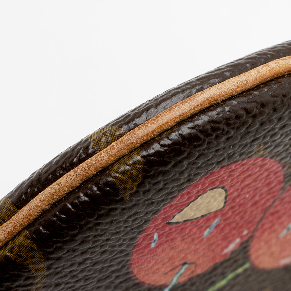 Louis Vuitton Limited Edition Monogram Cerises Round Coin Pouch (SHF-22151)