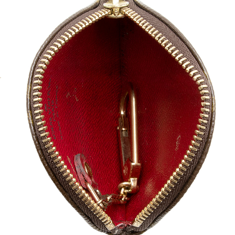 Louis Vuitton Key Pouch Cerises Cherry Monogram Brown/Red