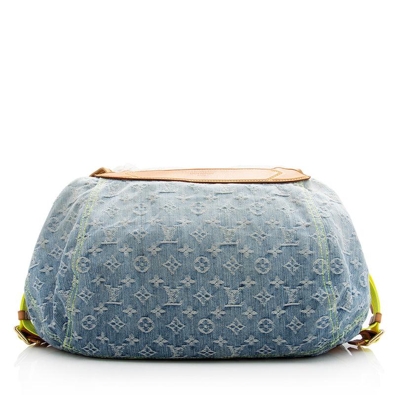 Louis Vuitton, Bags, Louis Vuitton Sunrise Shoulder Bag Denim Blue  Multicolor