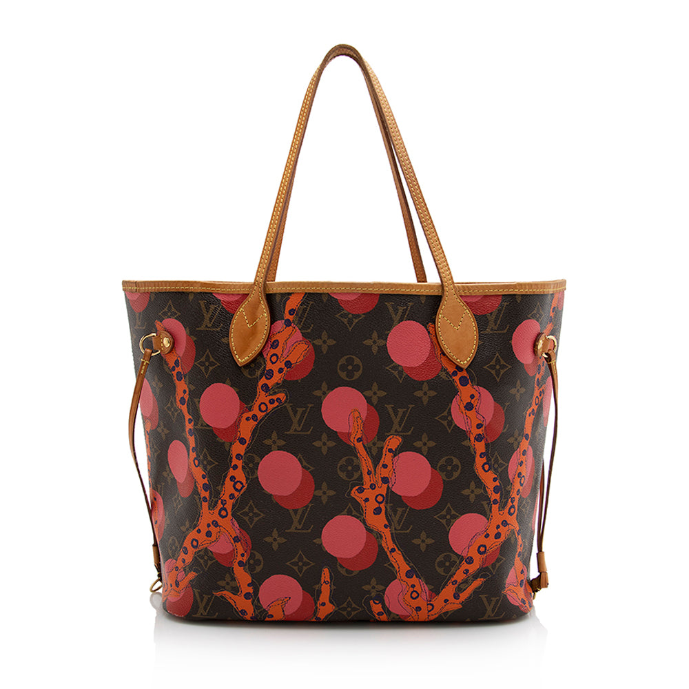 Louis Vuitton Limited Edition Monogram Ramages Neverfull MM Tote (SHF-21909)