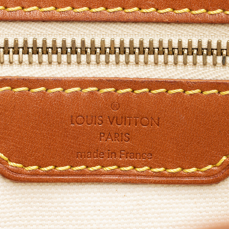 LOUIS VUITTON Monogram Rayures Tisse Sac GM Blue 219454