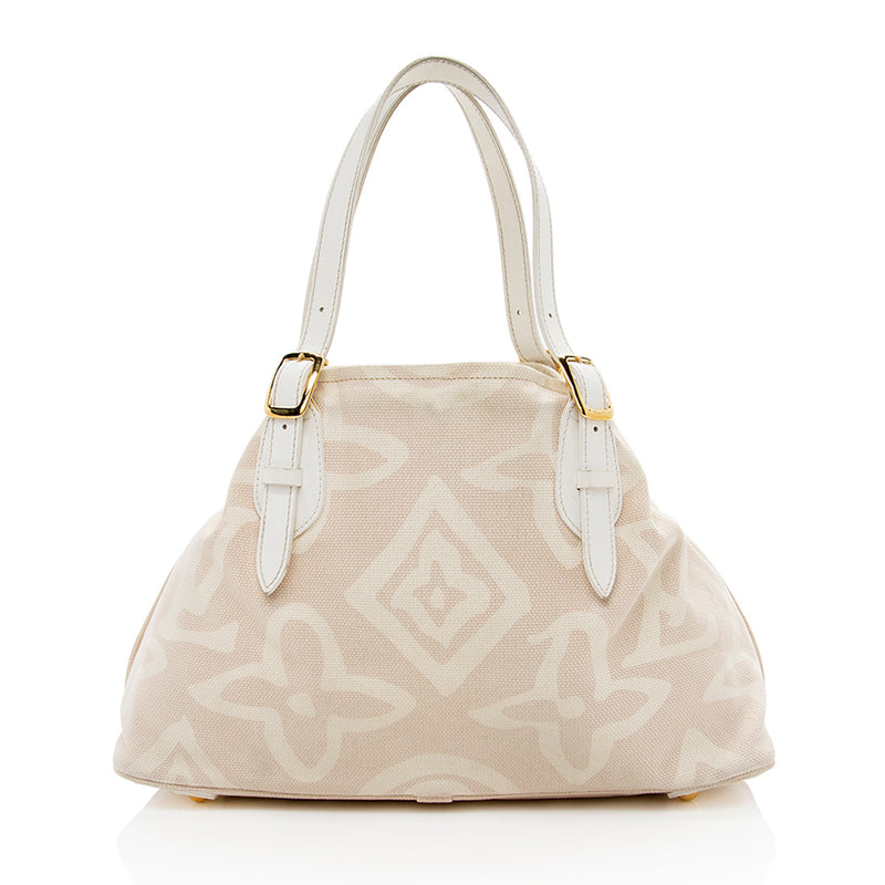 Louis Vuitton Beige Tahitienne Cabas PM Limited Edition Tote Bag