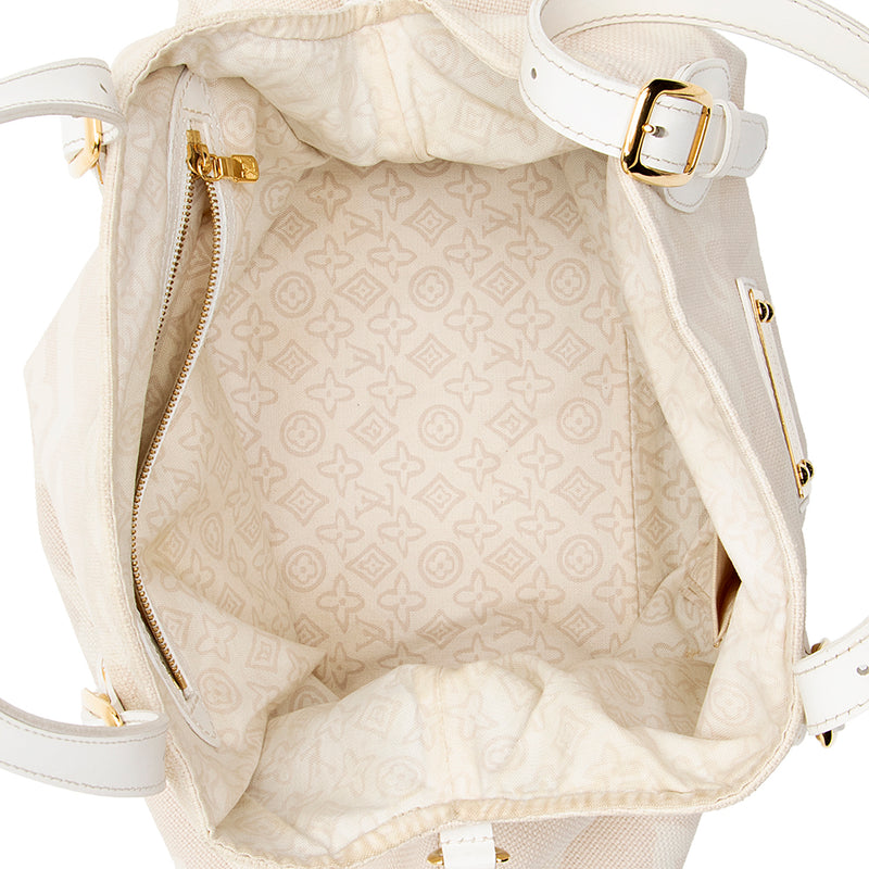 Louis Vuitton Limited Edition Beige Tahitienne Cabas PM Bag - Yoogi's Closet