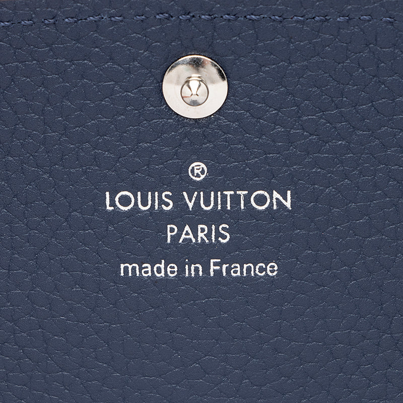 Louis Vuitton Mahina Leather Iris Wallet (SHF-19770)