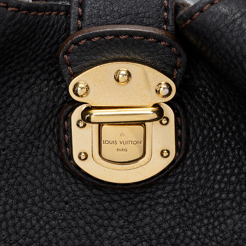 Louis Vuitton Mahina Leather L Hobo (SHF-17445)