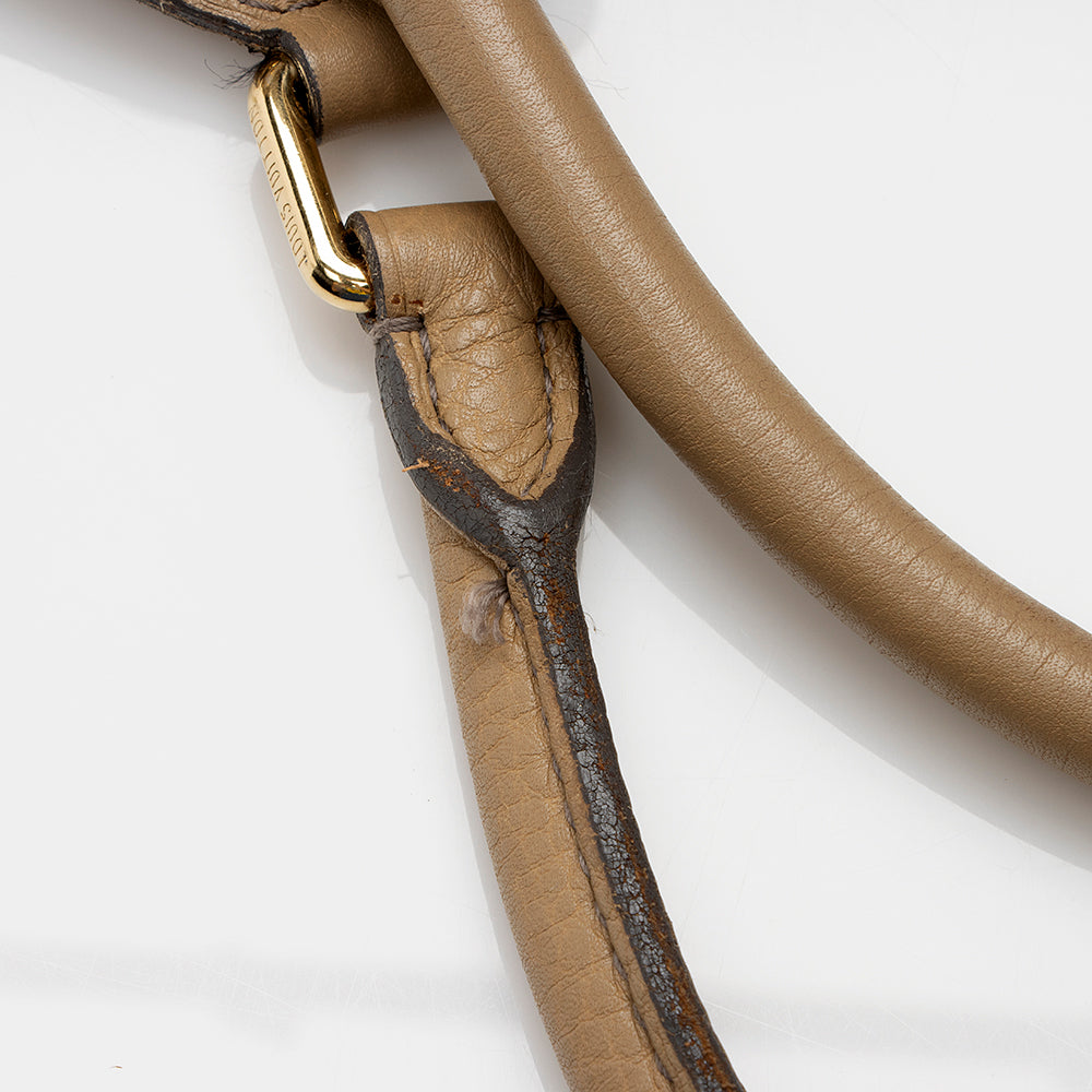 Louis Vuitton Mahina Leather L Hobo (SHF-20688)