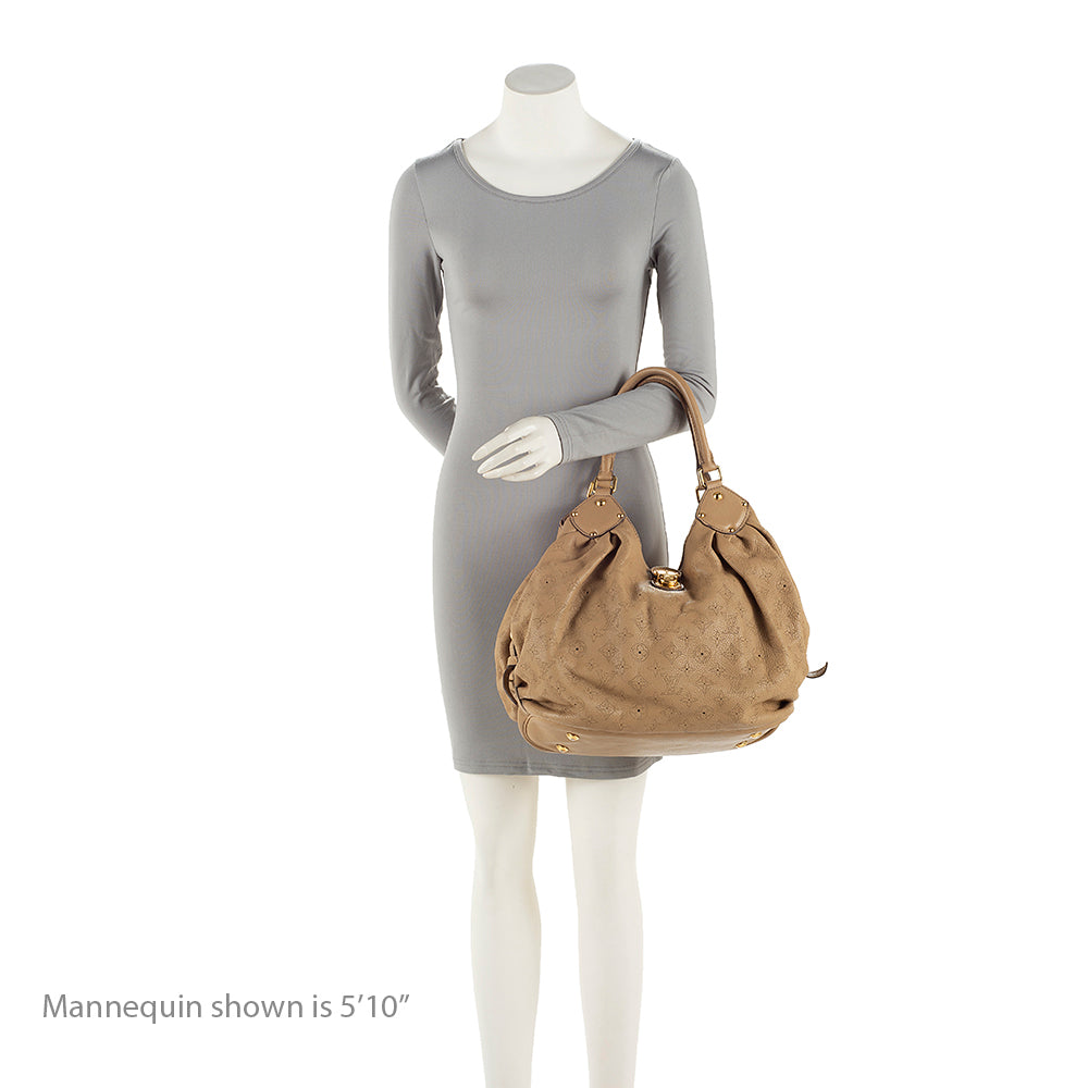 Louis Vuitton Mahina Leather L Hobo (SHF-20688)