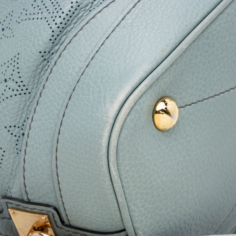 Mahina leather handbag Louis Vuitton Beige in Leather - 37643800