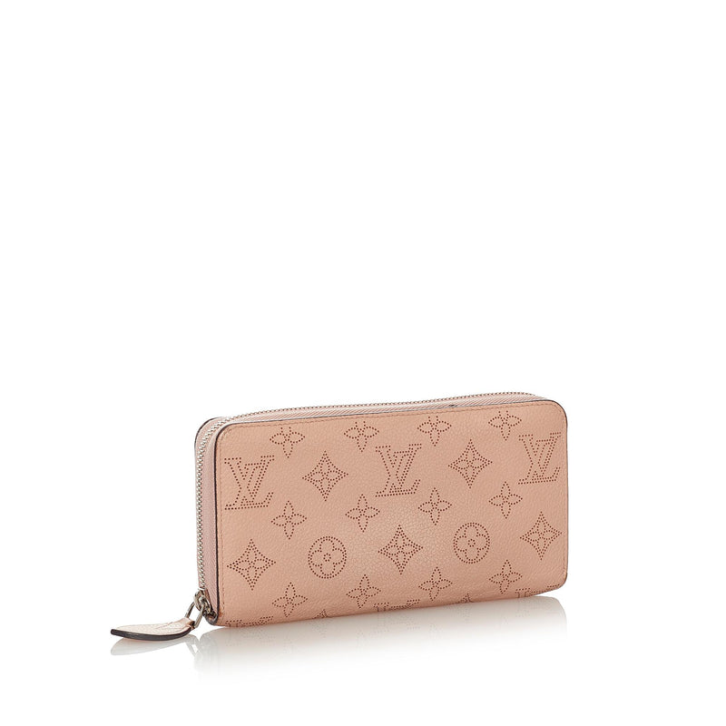 Louis Vuitton Long Wallet Mahina Zippy Wallet Magnolia Pink M61868 Round  Zip