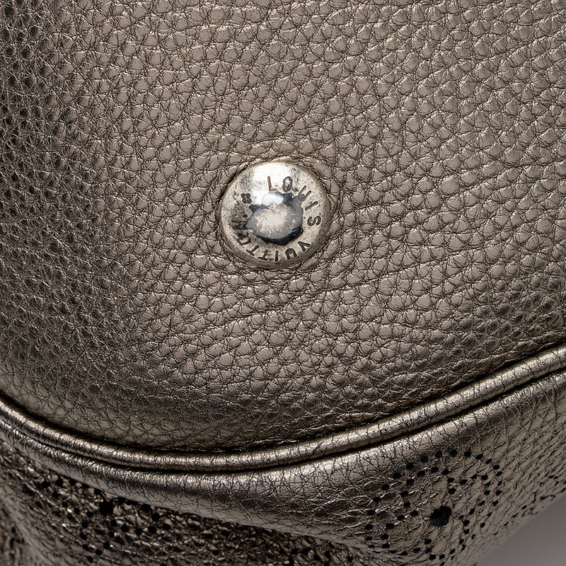 Louis Vuitton Metallic Mahina Leather L Hobo - FINAL SALE (SHF