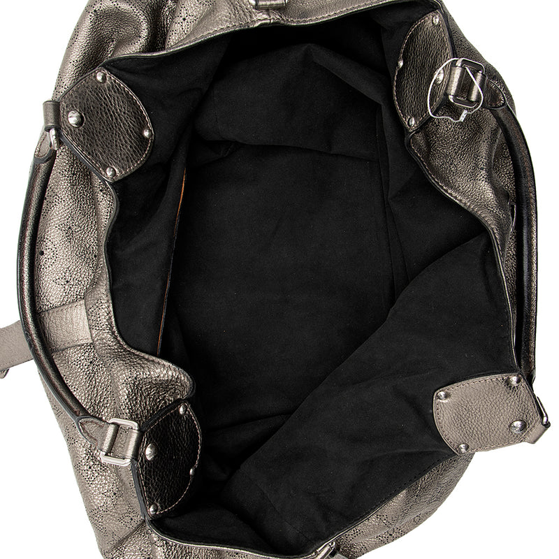 Mahina leather crossbody bag Louis Vuitton Metallic in Leather - 9803749