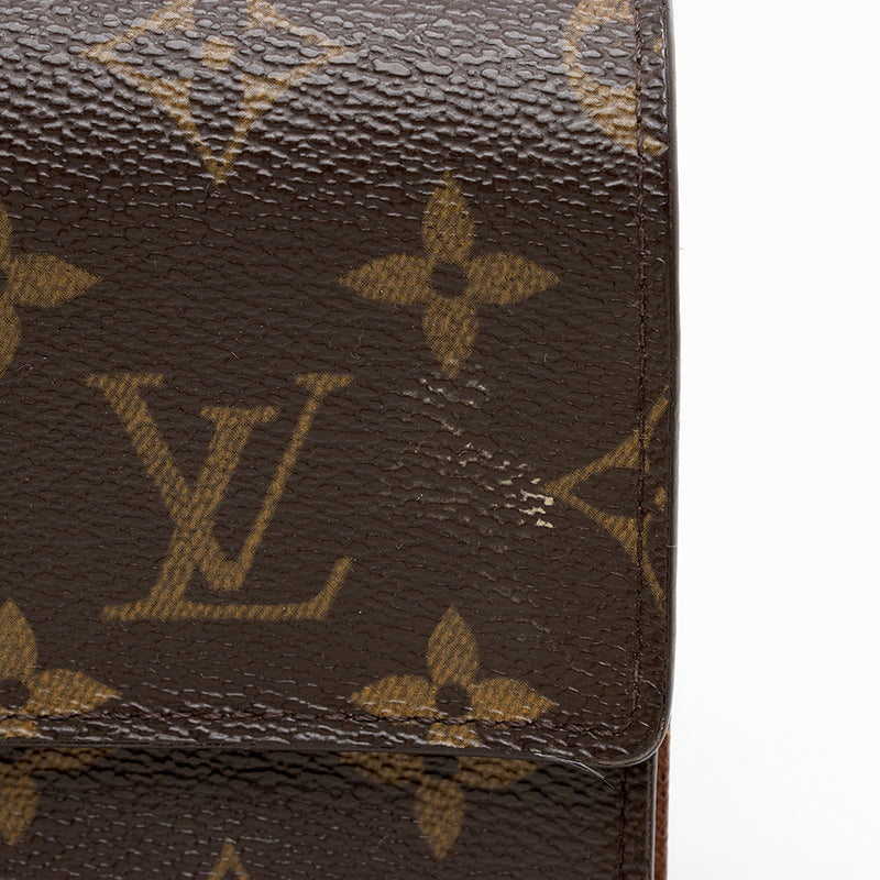 Louis Vuitton Monogram Alexandra Trifold Classic Wallet Monogram Canvas  Zipper