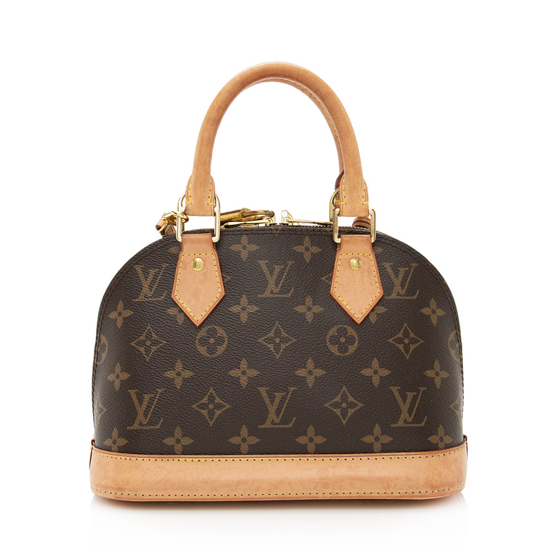 Louis Vuitton Monogram Canvas Neverfull BB Natural Strap Handbag