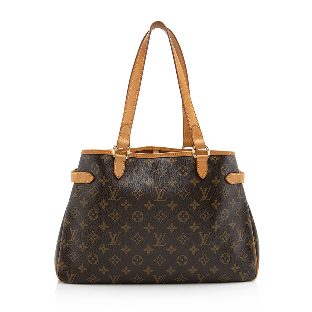Louis Vuitton Monogram Canvas Batignolles Horizontal Tote (SHF-21274)