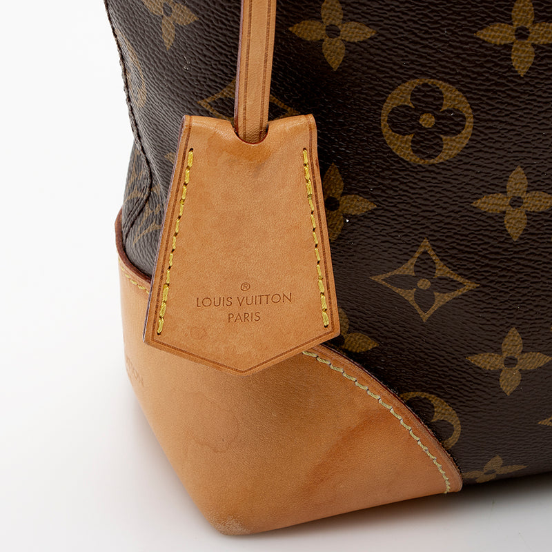 Louis Vuitton Berri Handbag Monogram Canvas MM Brown 2038621