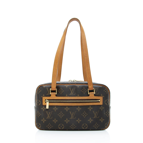 Louis Vuitton Monogram Canvas Cite MM Shoulder Bag (SHF-18901)