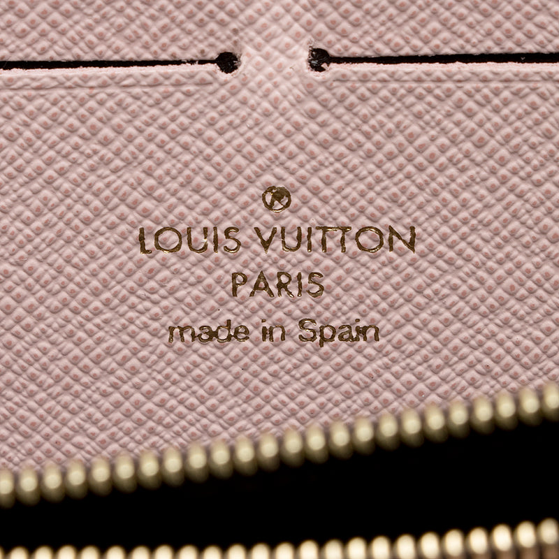 Louis Vuitton Monogram Canvas Clemence Wallet (SHF-22007)