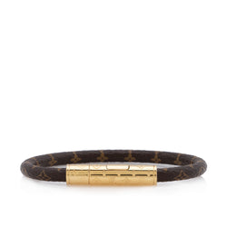 LV Confidential leather bracelet