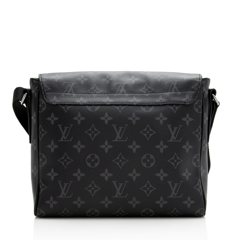 Louis Vuitton, Bags, Louis Vuitton District Messenger Bag Monogram Eclipse  Canvas Pm Black