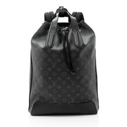 Louis Vuitton - Authenticated Pochette Apollo Monogram Vivienne Eclipse Bag - Leather Black Plain for Men, Very Good Condition