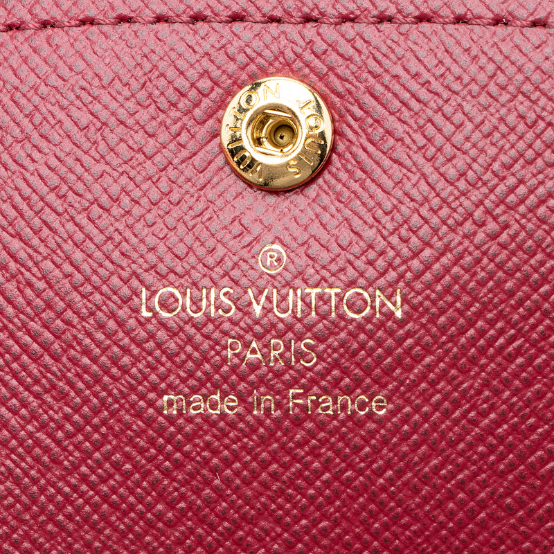 Louis Vuitton Monogram Canvas Emilie Wallet (SHF-22194)