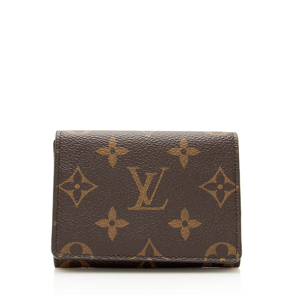 Louis Vuitton Monogram Canvas Pocket Organizer Wallet (SHF-21824