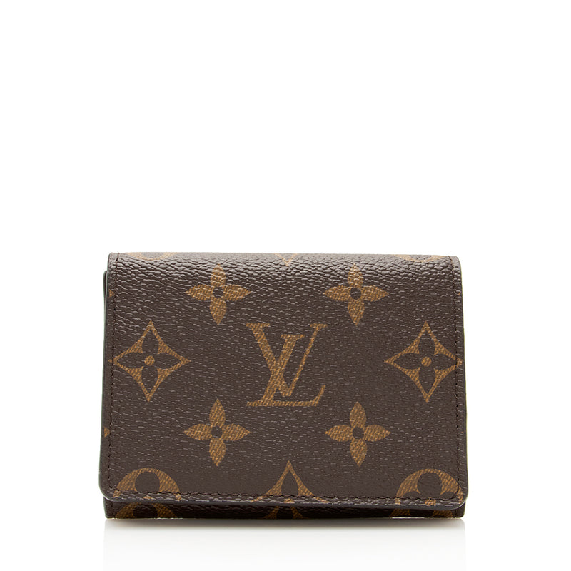 Louis Vuitton Monogram Canvas Envelope Business Card Holder (SHF21827 LuxeDH